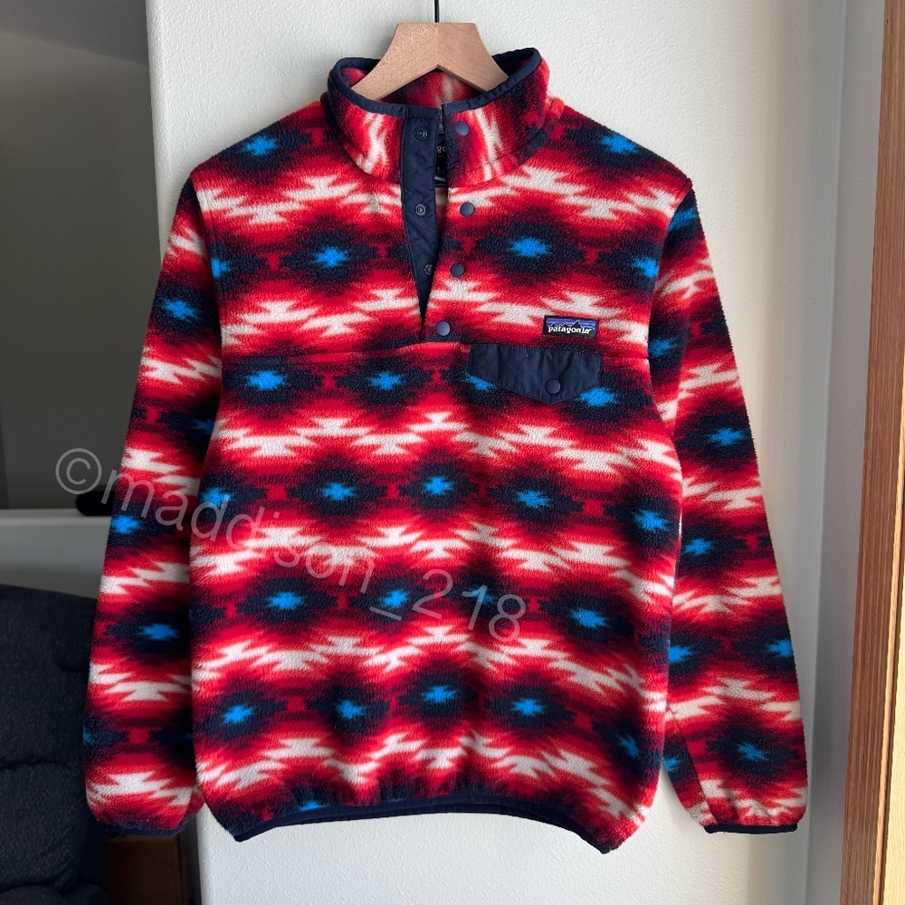 Patagonia Synchilla Wild Desert Snap-T Fleece Pullover Ikat